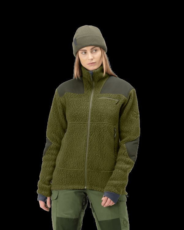 Norrona Unisex Finnskogen Hybride Jas Groen
