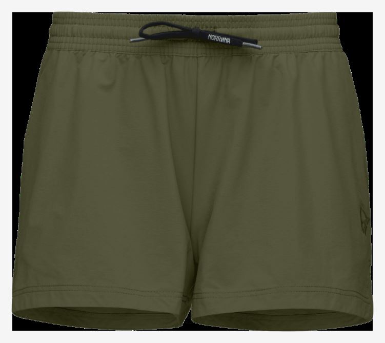 Norrona Losse Damesshort Olijf Nacht