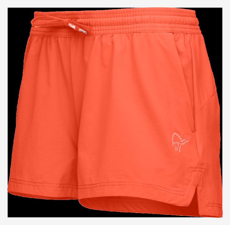 Norrona Losse Damesshort Oranje Alert