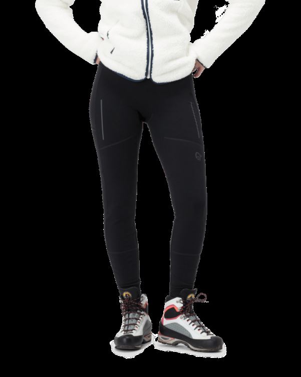 Norrona Dames Wintermaillot Kaviaar Zwart