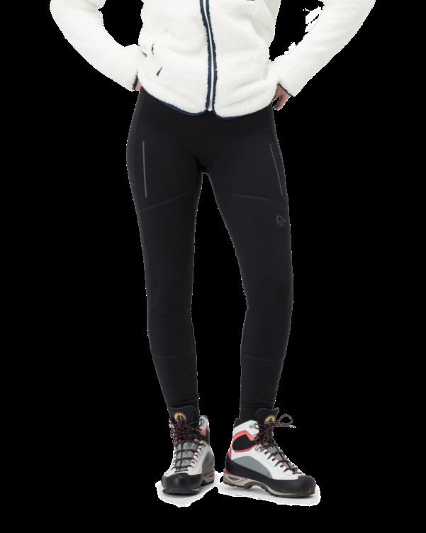 Norrona Damespanty Kaviaar Zwart