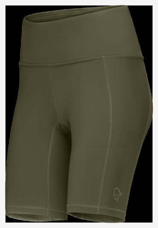 Norrona Dames Korte Maillot Olijf Nacht
