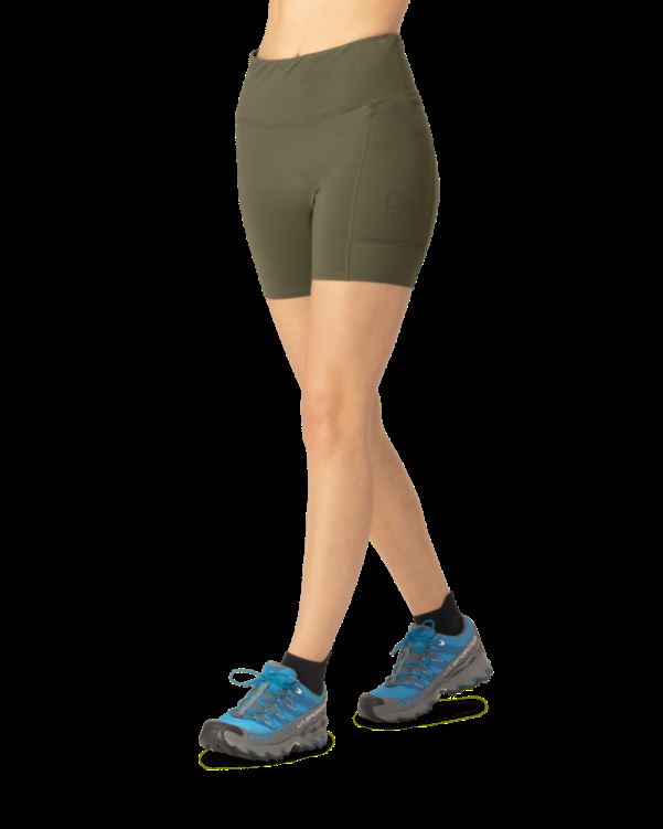 Norrona Dames Senja Equalizer Stretch 6'' Maillot Olijf Nacht/kaviaar