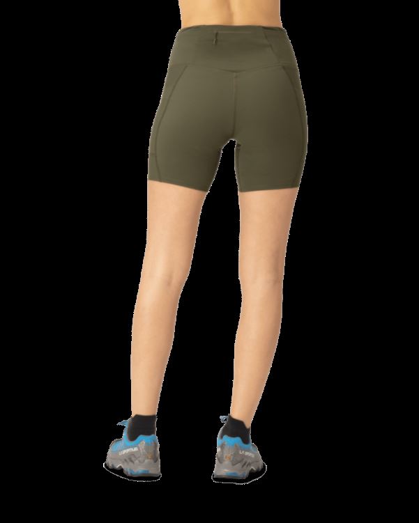 Norrona Dames Senja Equalizer Stretch 6'' Maillot Olijf Nacht/kaviaar