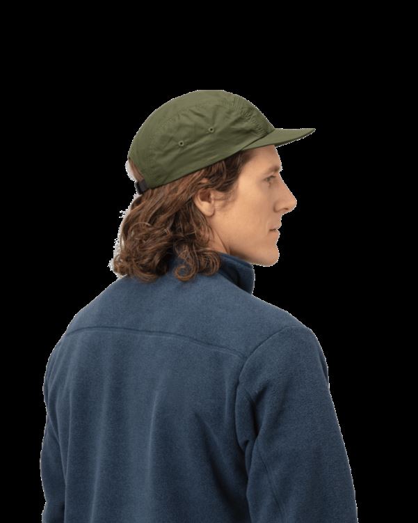 Norrona Unisex Five Panel Tech Cap Olijf Nacht