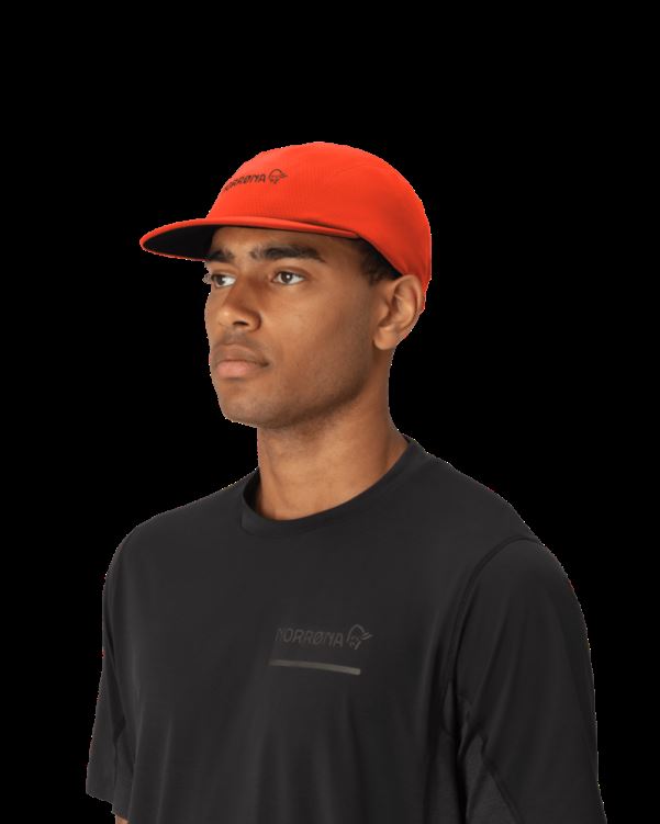 Norrona Unisex Senja Cap Adrenaline Rood