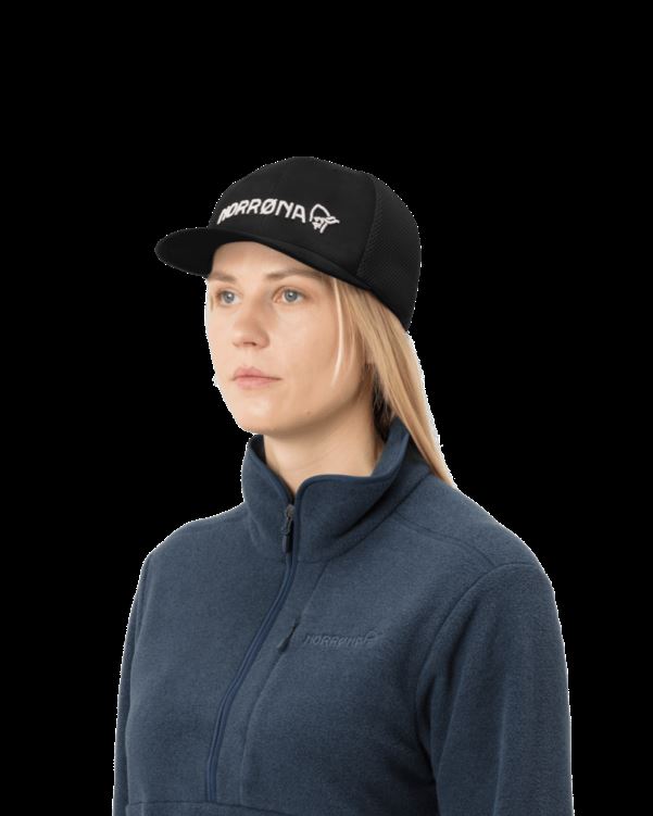 Norrona Unisex /29 Mesh Flexfit Cap Caviar Zwart