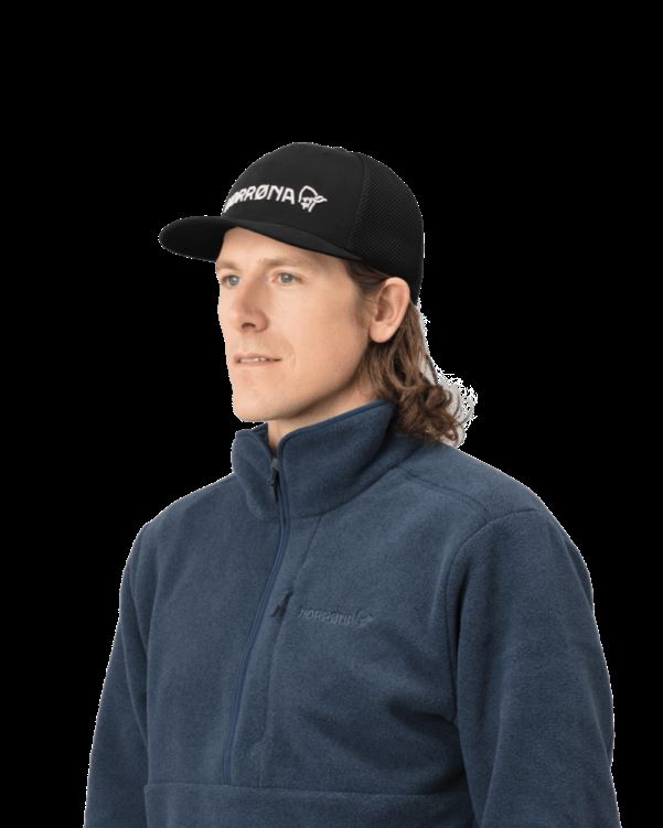 Norrona Unisex /29 Mesh Flexfit Cap Caviar Zwart