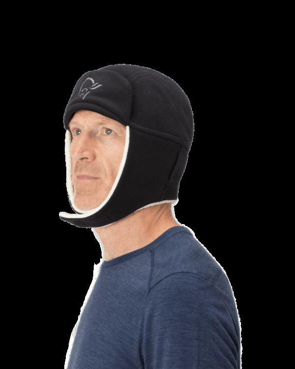 Norrona Unisex Arktis Expedition Hoed Ousland Edition Kaviaar Zwart