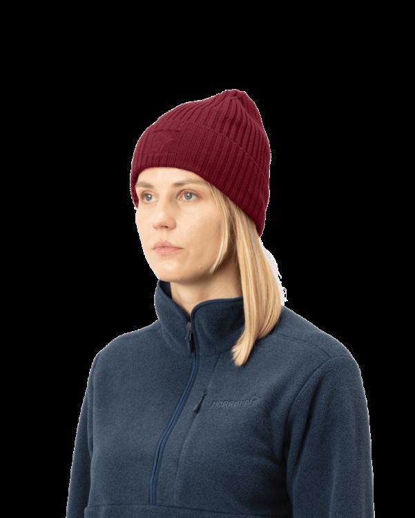 Norrona Unisex Ribbeanie Rabarber