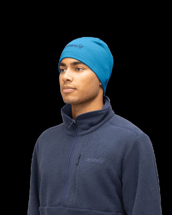 Norrona Unisex Genaaide Powerstretch Beanie Hawaiian Surf Blue