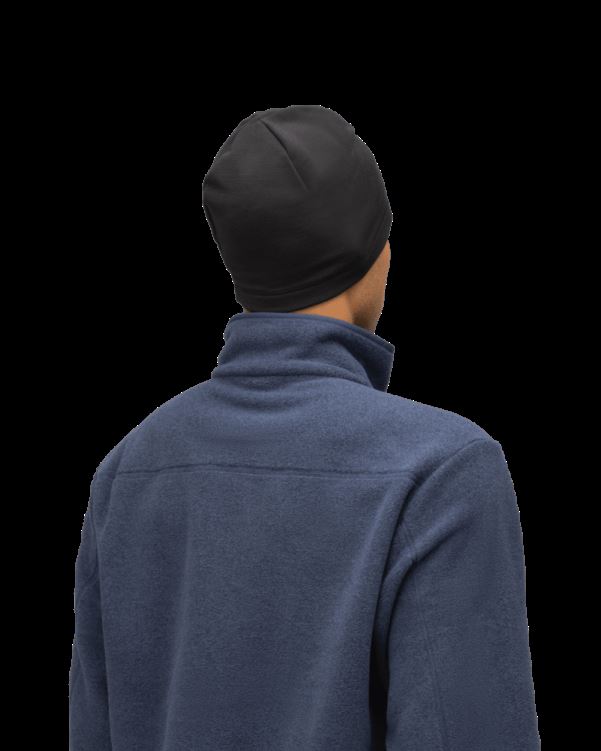 Norrona Unisex Genaaide Powerstretch Muts Kaviaar Zwart