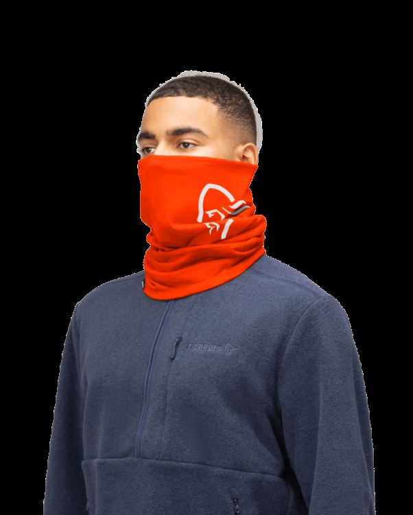 Norrona Unisex Pureull Neck Adrenaline Rood