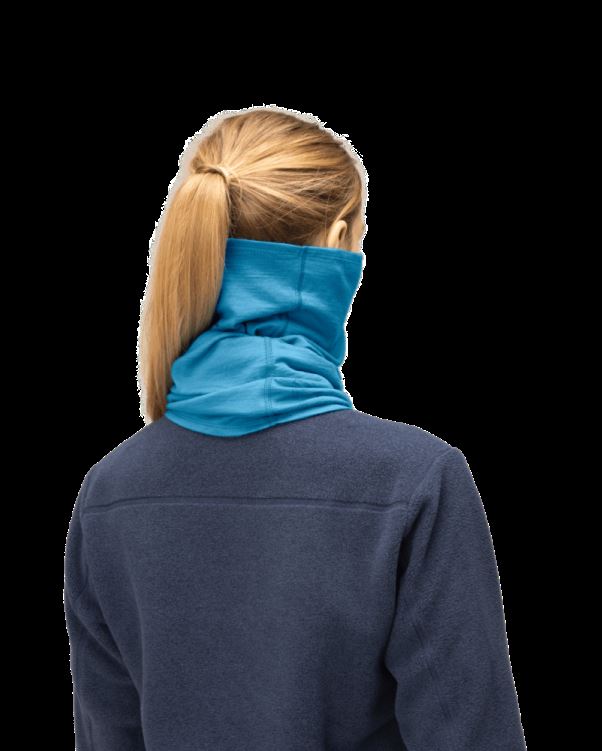 Norrona Unisex Pureull Nek Hawaiian Surf Blauw