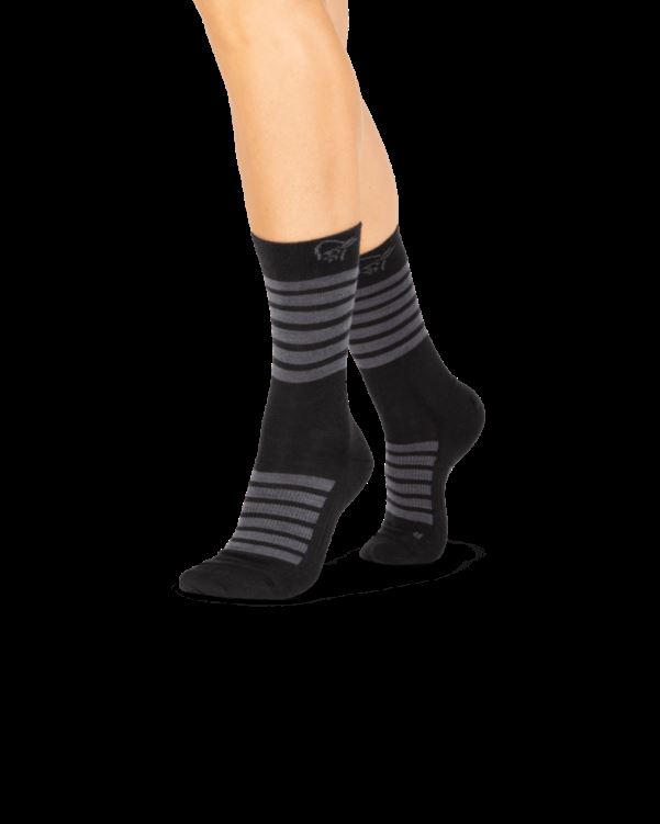 Norrona Unisex Falketind Lichtgewicht Merinosokken Caviar Zwart