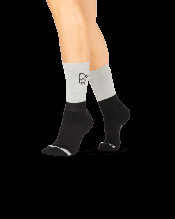 Norrona Unisex Trollveggen Zware Merinosokken Caviar Zwart