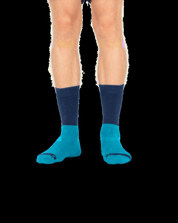 Norrona Unisex Trollveggen Zware Merinosokken Hawaiian Surf/indigo Night