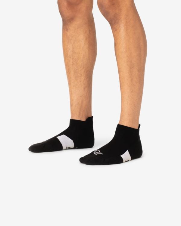 Norrona Unisex Senja Merino Lichtgewicht Sokken Kort Caviar Zwart