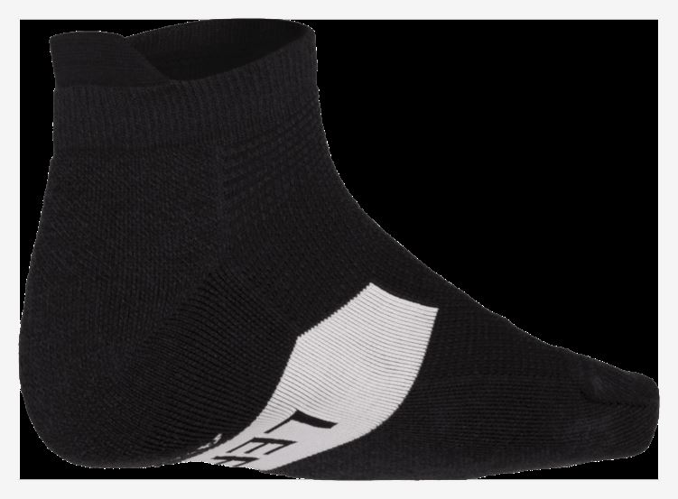 Norrona Unisex Senja Merino Lichtgewicht Sokken Kort Caviar Zwart