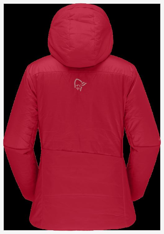 Norrona Falketind Thermo60 Capuchon Voor Dames, Echt Rood