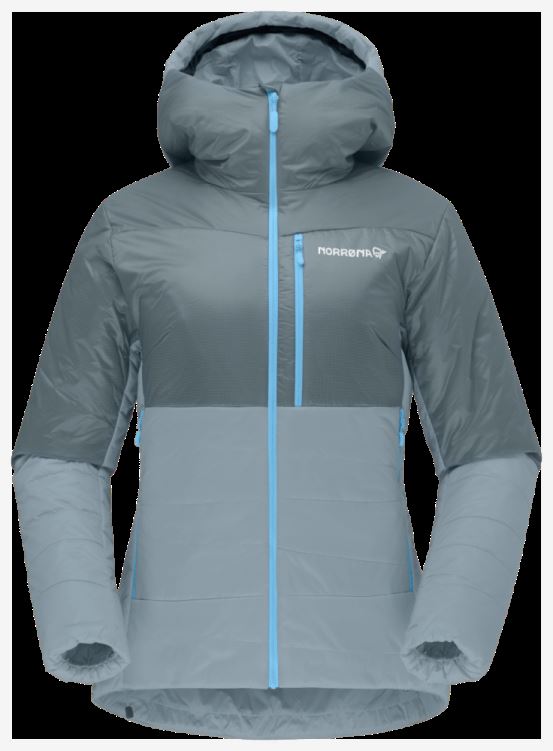 Norrona Falketind Thermo60 Damescapuchon Noord Atlantisch/toermalijn