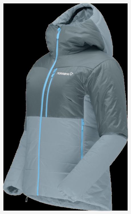 Norrona Falketind Thermo60 Damescapuchon Noord Atlantisch/toermalijn