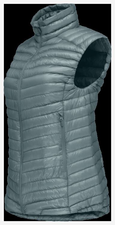 Norrona Trollveggen Superlight Down850 Vest Voor Dames Noord Atlantic