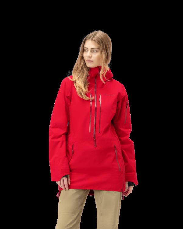 Norrona Lofoten Gore-tex Pro Dames Anorak True Red