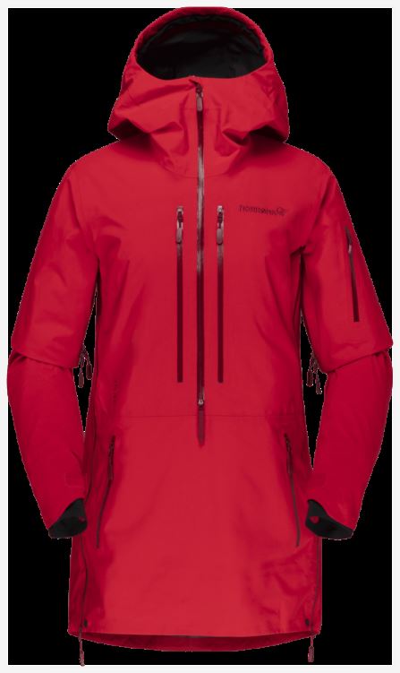 Norrona Lofoten Gore-tex Pro Dames Anorak True Red
