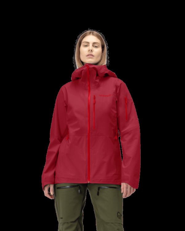 Norrona Lofoten Gore-tex Jack Rabarber Voor Dames
