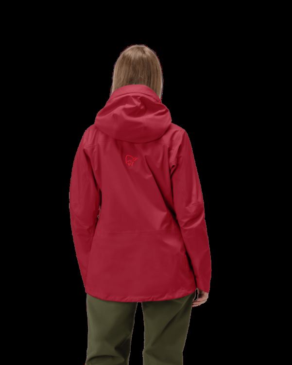 Norrona Lofoten Gore-tex Jack Rabarber Voor Dames