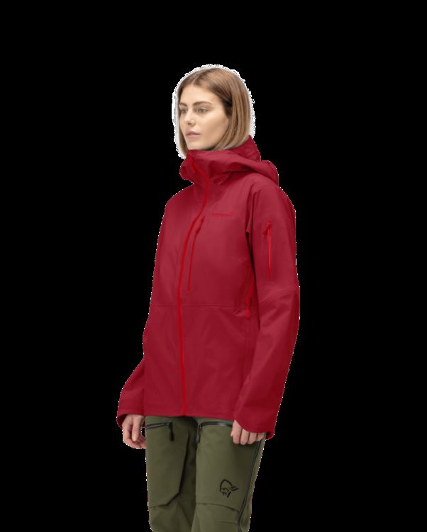 Norrona Lofoten Gore-tex Jack Rabarber Voor Dames