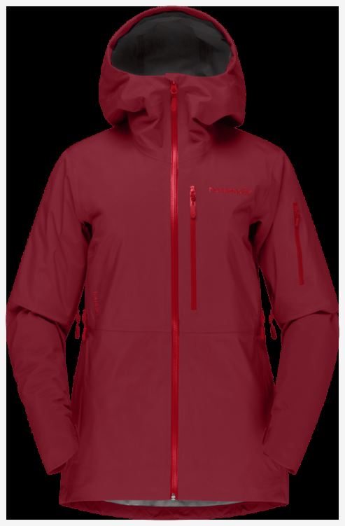 Norrona Lofoten Gore-tex Jack Rabarber Voor Dames