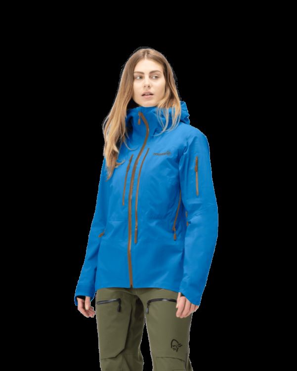 Norrona Lofoten Gore-tex Pro Damesjack Campanula Blauw