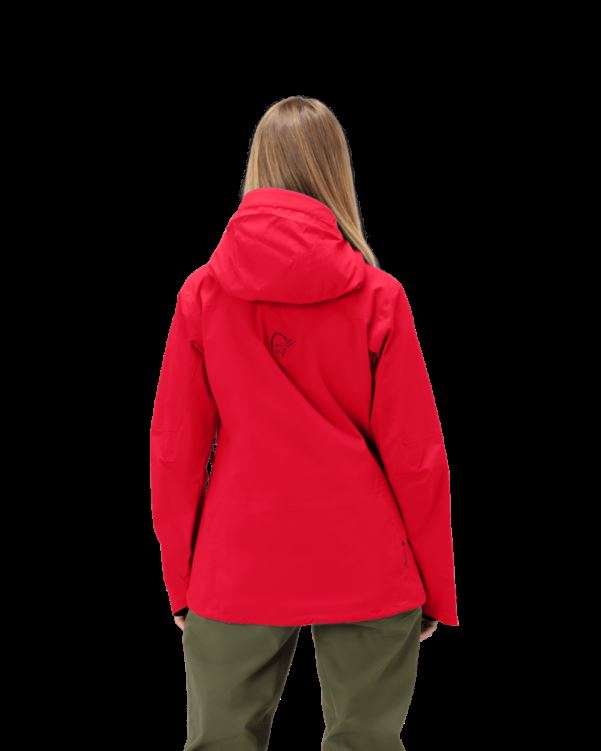 Norrona Lofoten Gore-tex Pro Damesjack True Red