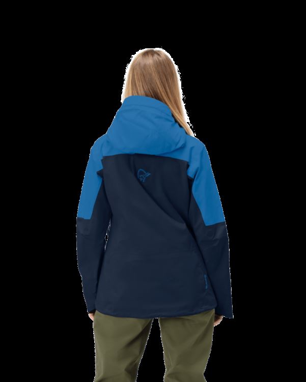 Norrona Lofoten Gore-tex Pro Damesjack Campanula/indigo Night
