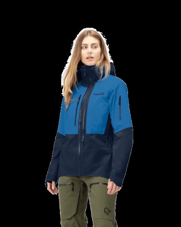 Norrona Lofoten Gore-tex Pro Damesjack Campanula/indigo Night