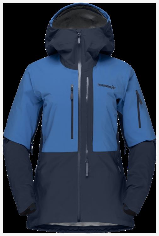 Norrona Lofoten Gore-tex Pro Damesjack Campanula/indigo Night