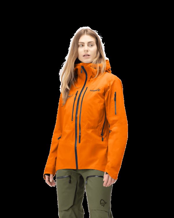 Norrona Lofoten Gore-tex Pro Damesjack Oranje Popsicle