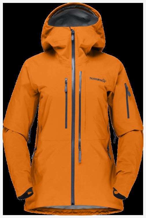 Norrona Lofoten Gore-tex Pro Damesjack Oranje Popsicle