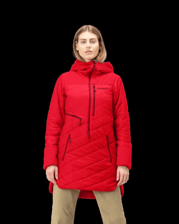 Norrona Lofoten Primaloft80 Dames Anorak True Red