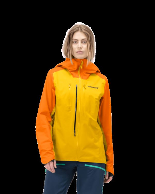 Norrona Lyngen Gore-tex Damesjas Oranje Popsicle/lemon Chrome