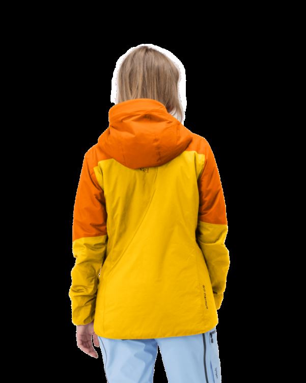 Norrona Dames Lyngen Dri2 Thermo60 Jas Oranje Popsicle/lemon Chrome