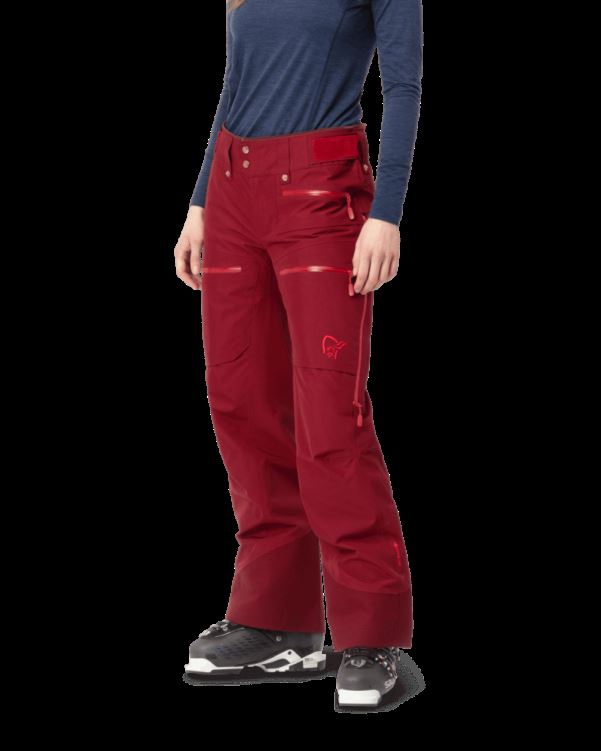 Norrona Lofoten Gore-tex Geïsoleerde Damesbroek Rabarber