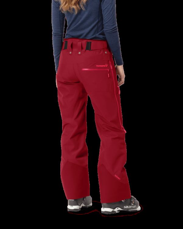 Norrona Lofoten Gore-tex Geïsoleerde Damesbroek Rabarber