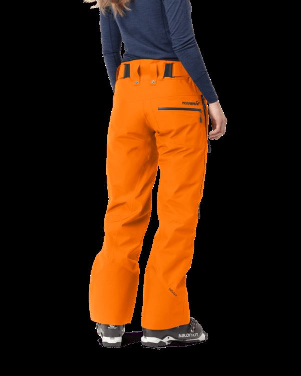 Norrona Lofoten Gore-tex Isolatiebroek Voor Dames Oranje Popsicle