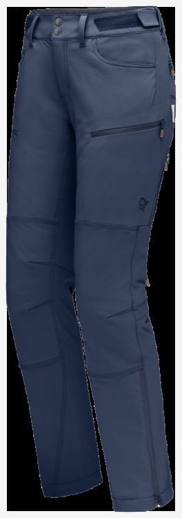 Norrona Svalbard Flex1 Damesbroek Indigo Nachtblauw