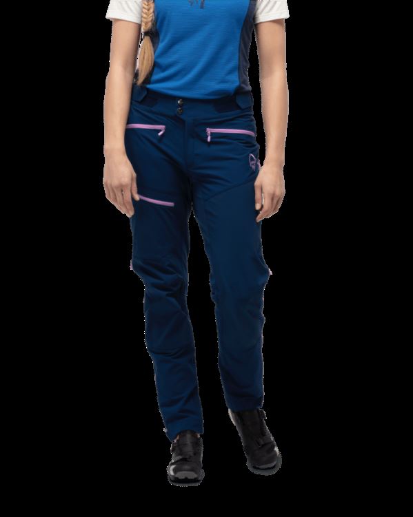 Norrona Fjr Flex1 Damesbroek Indigo Night/violet Tulle