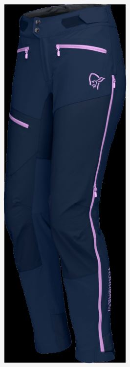 Norrona Fjr Flex1 Damesbroek Indigo Night/violet Tulle