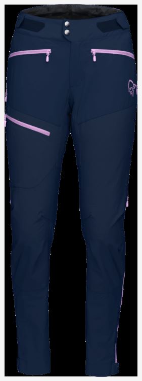 Norrona Fjr Flex1 Damesbroek Indigo Night/violet Tulle
